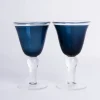 Bicchieri-Bitossi Home Coppia Calici Blu