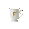 Tazze E Tazzine-Bitossi Home Mug Lettera F 11 O 8,7 Cm Decalcomania Oro