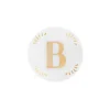 Accessori-Bitossi Home Piattino Lettera B Decalcomania Oro