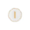 Accessori-Bitossi Home Piattino Lettera I Decalcomania Oro