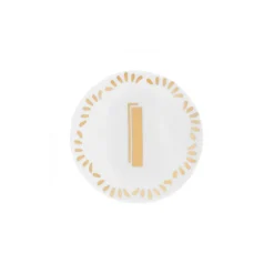 Accessori-Bitossi Home Piattino Lettera I Decalcomania Oro