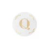 Accessori-Bitossi Home Piattino Lettera Q Decalcomania Oro