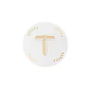 Accessori-Bitossi Home Piattino Lettera T Decalcomania Oro