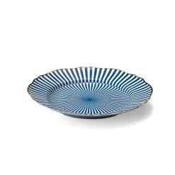 Piatti-Bitossi Home Piatto Piano Arcano Decalcomania Oro