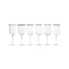 Bicchieri-Bitossi Home Set 6 Calici Forme Assortite Trasparente