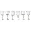 Bicchieri-Bitossi Home Set 6 Calici Forme Assortite - Texture Trasparente