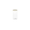Bicchieri-Bitossi Home Set 6 Champagne Bordo Oro