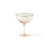 Bicchieri-Bitossi Home Set 6 Coppe Champagne Cipria