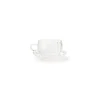 Tazze E Teiere-Bitossi Home Set 2 Tazze The C/Piatto Trasparente