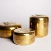 Accessori-Bitossi Home Tris Scatoline Ottone Decoro Frutta