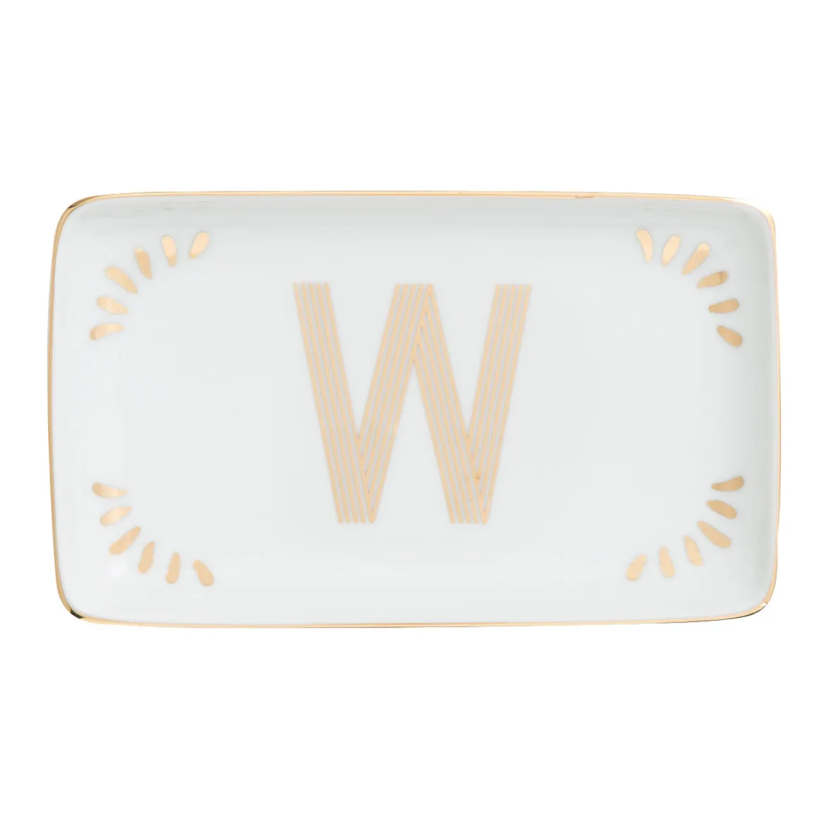 Accessori-Bitossi Home Vaschetta Rettangolare Lettera W