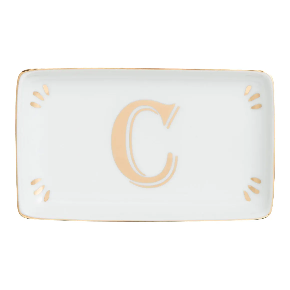 Accessori-Bitossi Home Vaschetta Rettangolare Lettera C