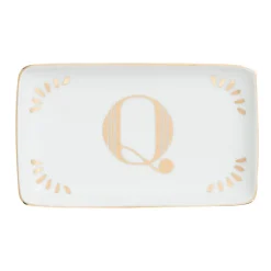 Accessori-Bitossi Home Vaschetta Rettangolare Lettera Q