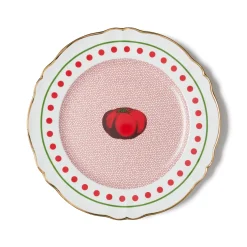 Vassoi E Alzate-Bitossi Home Vassoio Rotondo Pomodoro